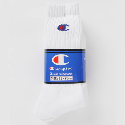 Champion챔피언_Champion Basic Socks White(3pk)