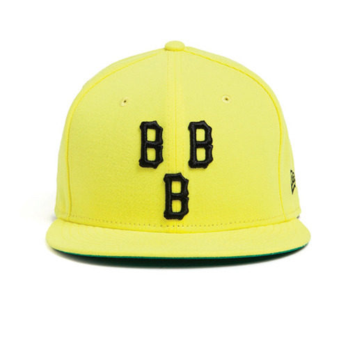 BLACK SCALE블랙스케일_Triple B Logo New Era Snapback (Yellow)