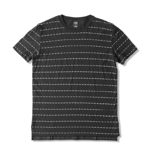 CROOKS &amp; CASTLES크룩스앤캐슬_Men&#039;s Knit Crew T-Shirt - Storm (Black)