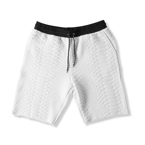 CROOKS &amp; CASTLES크룩스앤캐슬_Men&#039;s Knit Shorts - Viper (White)
