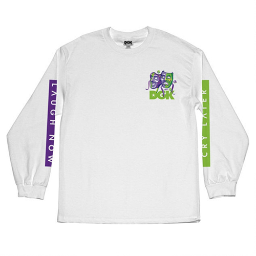 DGK디지케이_LAUGH NOW CRY LATER L/S TEE - WHITE