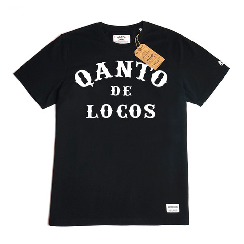 QANTO DE LOCOS콴토데로코스_LOGO_TEE_BLACK