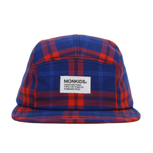 MONKIDS몬키즈_Check Please 5p Cap Blue/Red