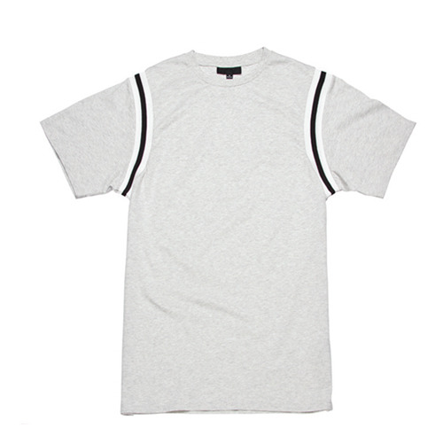 BLACK SCALE블랙스케일_Varsity T-shirt (Grey)