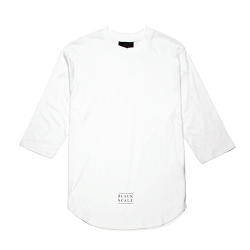 BLACK SCALE블랙스케일_Southard Baseball T-Shirt (White)