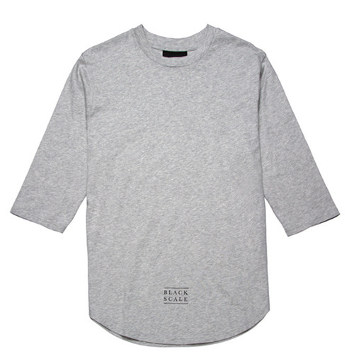 BLACK SCALE블랙스케일_Southard Baseball T-Shirt (Grey)