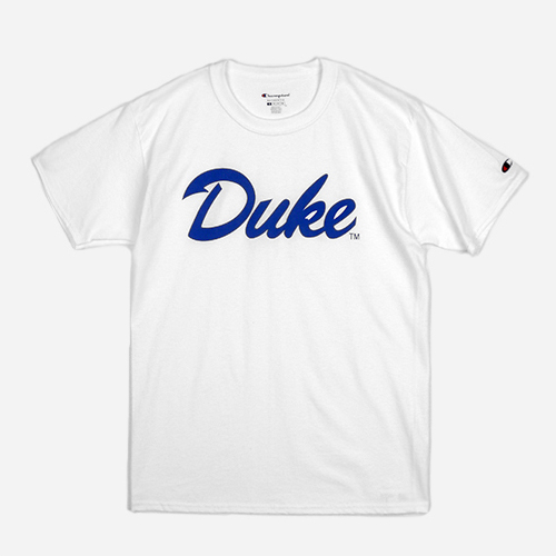 Champion USA챔피언_Crew neck 1/2 t-shirt DUKE white