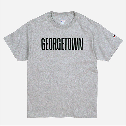 Champion USA챔피언_Crew neck 1/2 t-shirt GEORGETOWN grey