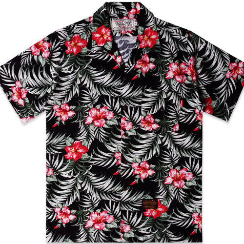 UNDERAIR언더에어_Tropical Night Aloha Shirt(U) - Black
