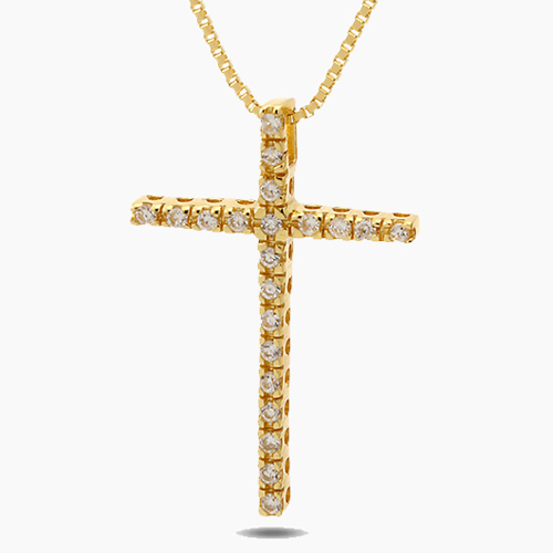 KINGICE킹아이스_Sterling Cross Necklace