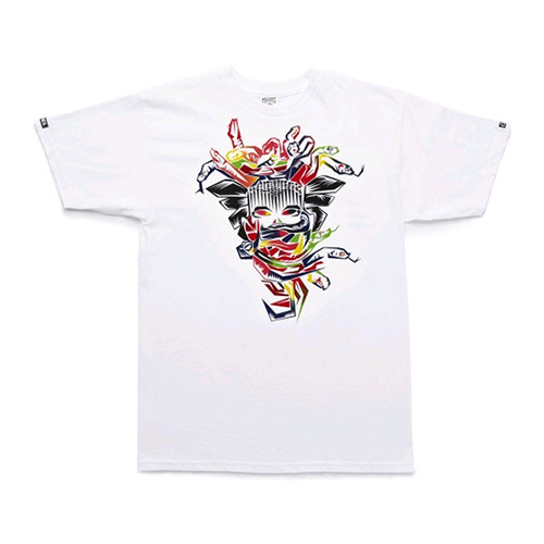 CROOKS &amp; CASTLES크룩스앤캐슬_Knit Crew T-Shirt - Radical (White)