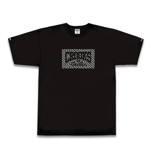 CROOKS &amp; CASTLES크룩스앤캐슬_Knit Crew T-Shirt - Infinity Box Logo (Black)