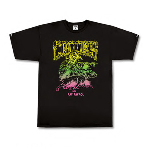 CROOKS &amp; CASTLES크룩스앤캐슬_Knit Crew T-Shirt - Rat Patrol (Black)