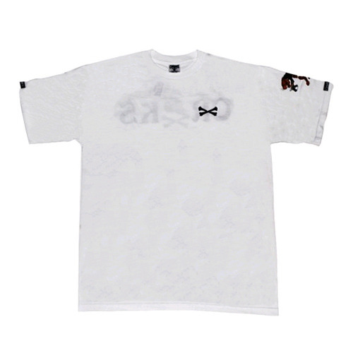 CROOKS &amp; CASTLES크룩스앤캐슬_Knit Crew T-Shirt - Rider (White)