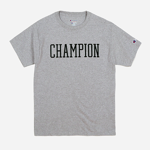 Champion USA챔피언_Crew neck 1/2 t-shirt CHAMPION grey