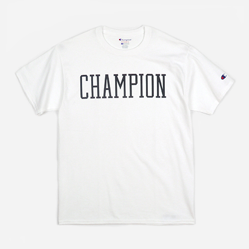 Champion USA챔피언_Crew neck 1/2 t-shirt CHAMPION white