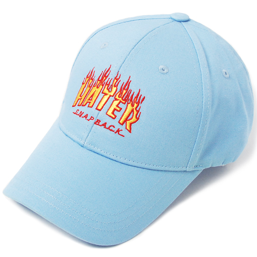 HATER헤이터_HATER Flame Embroidery Cap- Blue
