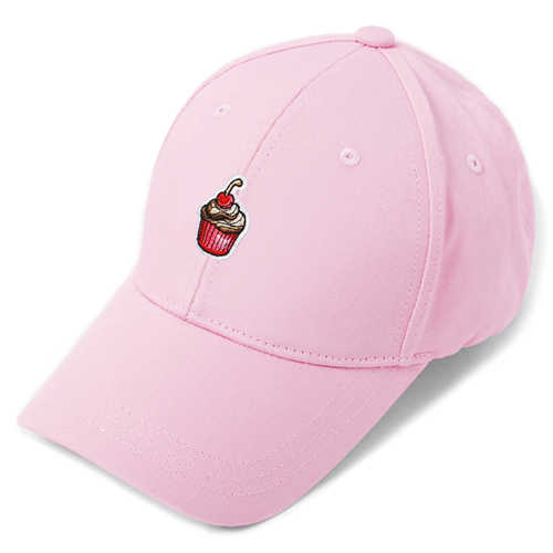 HATER헤이터_Cream Cake Embroidery Cap- Pink