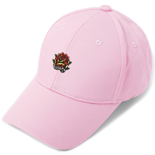 HATER헤이터_Rose Embroidery Cap- Pink