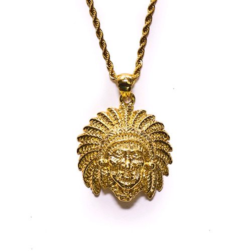 Design By TSS디자인바이티에스에스_APACHE INDIAN Necklace (GOLD)