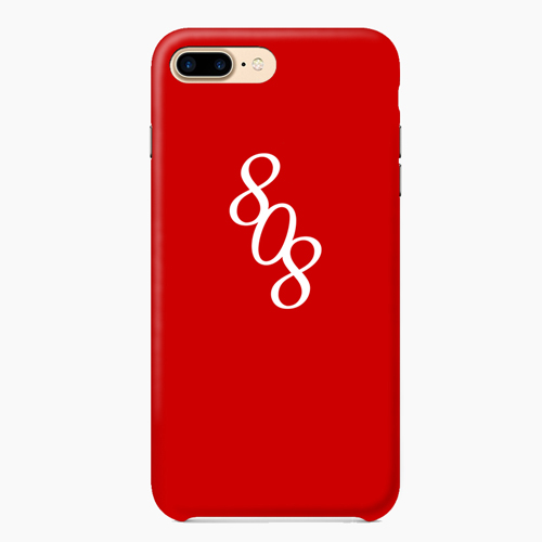 808팔공팔_808 Logo Mobile Case Red