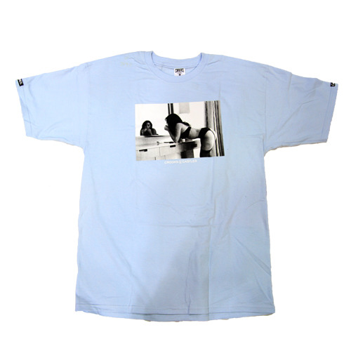 CROOKS &amp; CASTLES Men&#039;s Knit Crew T-Shirt - Come Get It skyblue