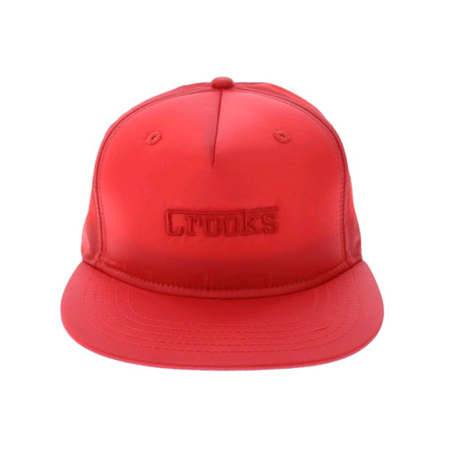 CROOKS AND CASTLES Men&#039;s Woven Cap - F-1 RED