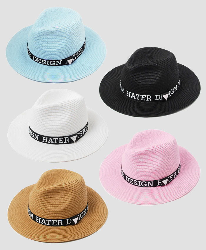 HATER헤이터_HATER Straw Trilby Hat