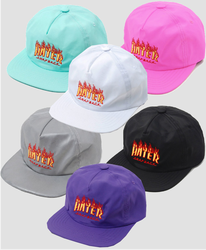 HATER헤이터_HATER Flame Snapback