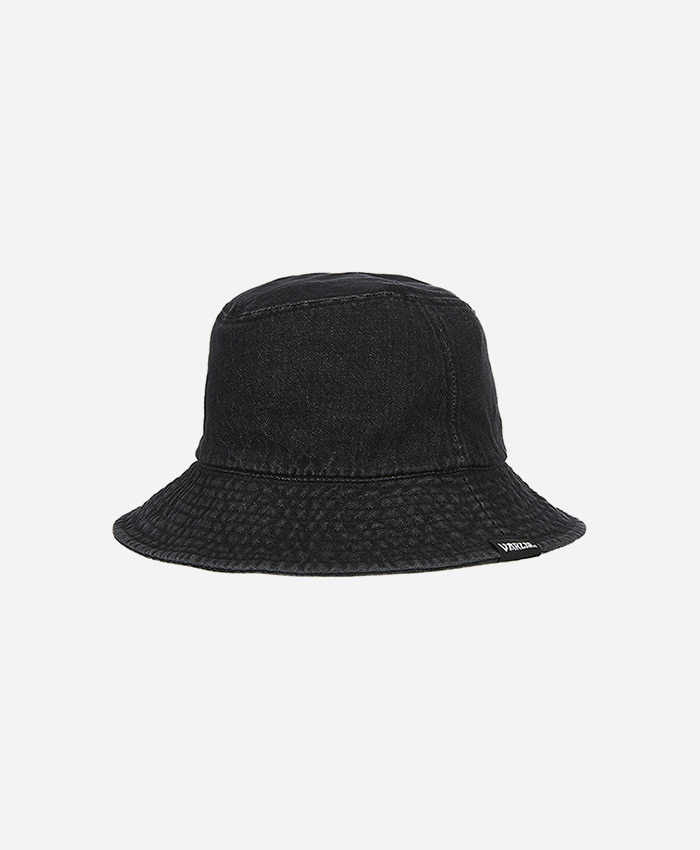 VARZAR바잘_Varzar Denim washing bucket hat black