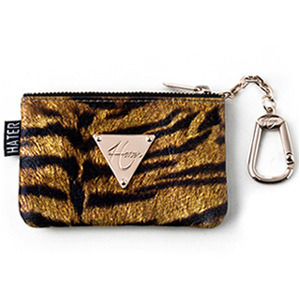 HATER헤이터_GOLD TIGER LEATHER COIN WALLET(GOLD)