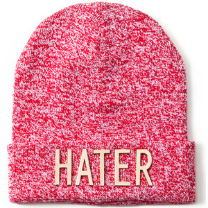 HATER헤이터_MARLED Beanie(RED)