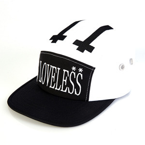 VARZAR바잘_loveless logo camp cap(BLACK/WHITE)