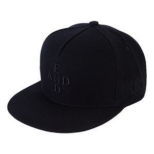 VARZAR바잘_end &amp; and embroidery snapback black