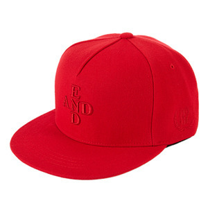 VARZAR바잘_end &amp; and embroidery snapback red