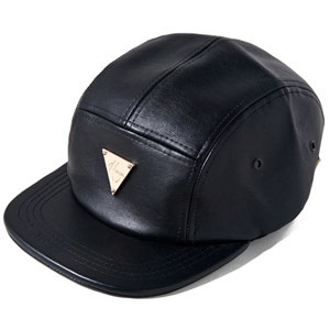 HATER헤이터_Full Grain Leather 5-Panel CampCap 