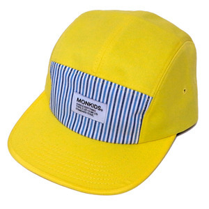 MONKIDS몬키즈_Color Stripe 5Pannel Cap Yellow Stripe