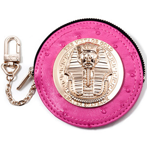 HATER헤이터_Pharaoh with Pink Ostrich Skin Coin Wallet
