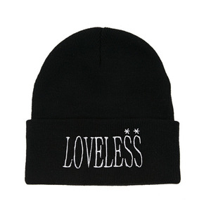 VARZAR바잘_loveless logo beanie black