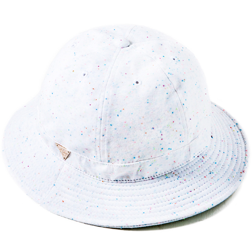 HATER헤이터_White Multi Colored nep Bucket Hat