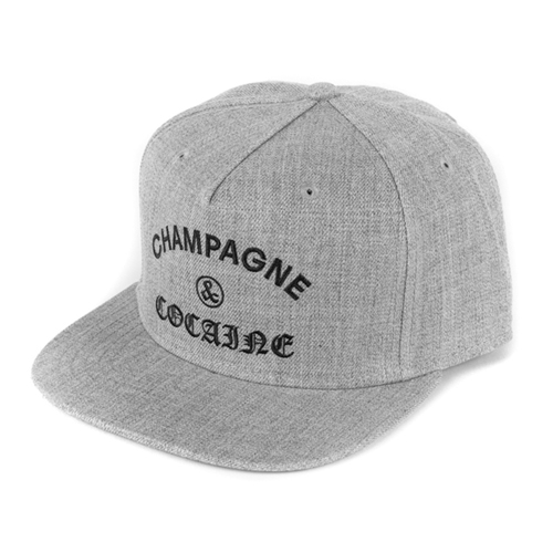 CROOKS &amp; CASTLES크룩스앤캐슬_Men&#039;s Woven Snapback Cap - Champagne &amp; Cocaine