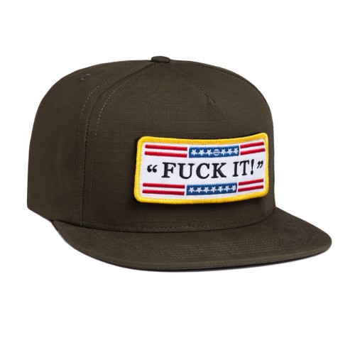 HUF허프_TACTICAL FUCK IT RIPSTOP SNAPBACK(Olive)