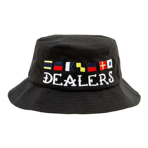 DEALERS NY딜러스NY_NAUTICAL FLAG Bucket Hat (BLACK)