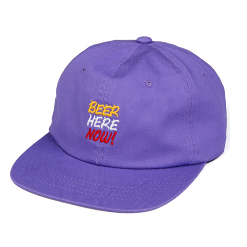 LEATA리타_Beer here now! trucker cap (purple)스트랩백&amp;볼캡