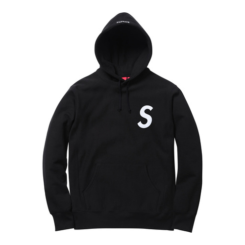 SUPREME슈프림_15FW Logo Hooded Sweatshirt BLACK 후드