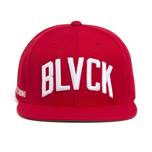 BLACK SCALE블랙스케일_Wave Logo Snapback (Red)