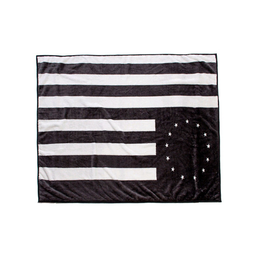 BLACK SCALE블랙스케일_Rebel Flag Blanket (Black)