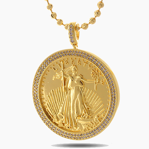 KINGICE킹아이스_Gold Buddha Pendant Necklace