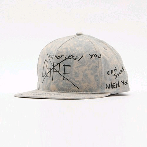DOPE도프_Chaos Snapback (MINERAL WASHED TROOPER GREEN)