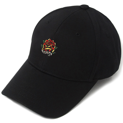 HATER헤이터_Rose Embroidery Cap- Black
